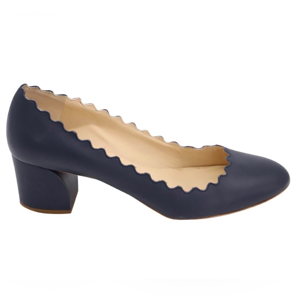 Chloe Lauren Scalloped Edge Pumps